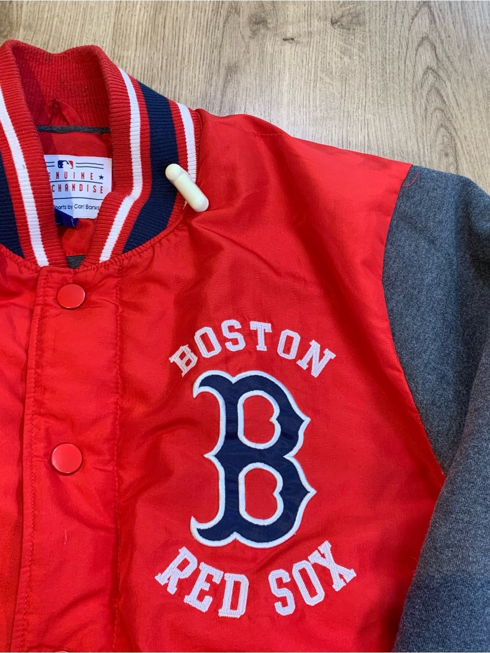 G-III Boston Red Sox Varsity Bomber Jacket Men's Large